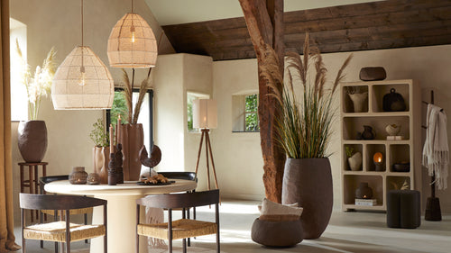 Light & Living eettafel KULONA - Ø140x76cm - bruin - vtwonen shop