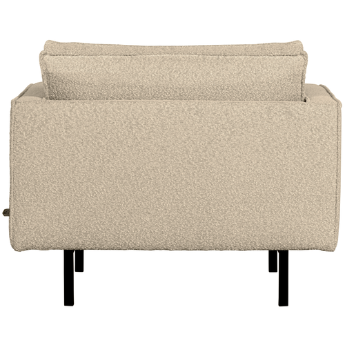 BePureHome fauteuil Rodeo - Bouclé - Beige - 85x105x86 - vtwonen shop