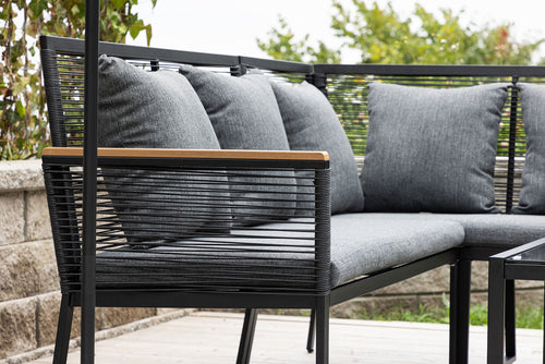 Rebellenclub Loungeset Ocean - Zwart