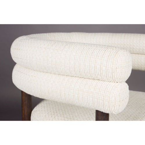 Dutchbone Sela Eetkamerstoel Off White - vtwonen shop