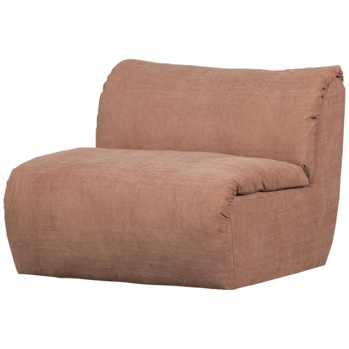 WOOOD 1-zits element Baggy - Geweven Chenille - Oudroze - 81x91x101 - vtwonen shop