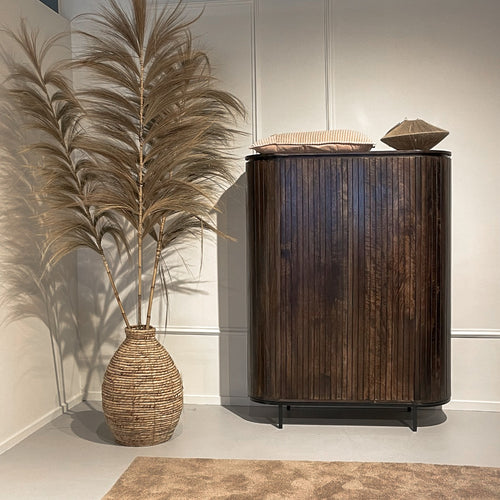 Livingfurn kabinetkast Noor Walnut - 150cm - mangohout
