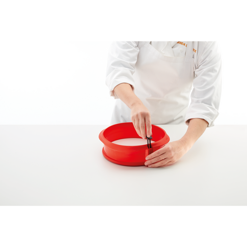 Lékué Springvorm Rond + Keramisch bord ø23 cm
