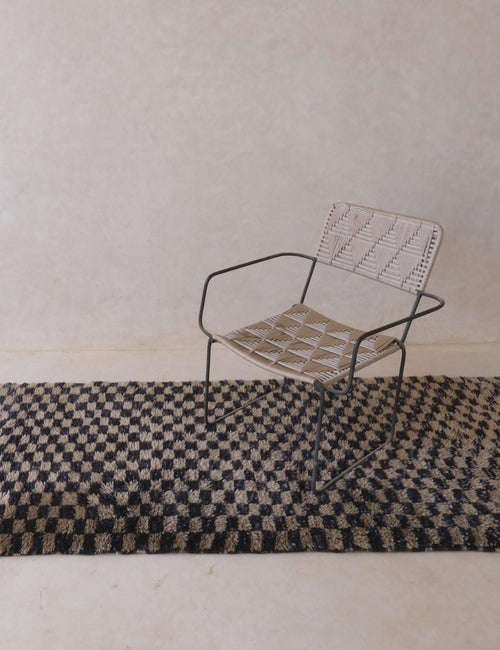 AFK Living vloerkleed Berber - handgemaakt - Wol - 90 x 313 cm - vtwonen shop