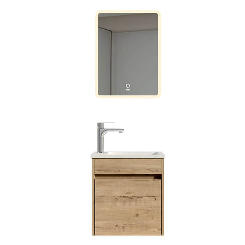 Home Deluxe Badkamermeubel BORKUM - MDF eik