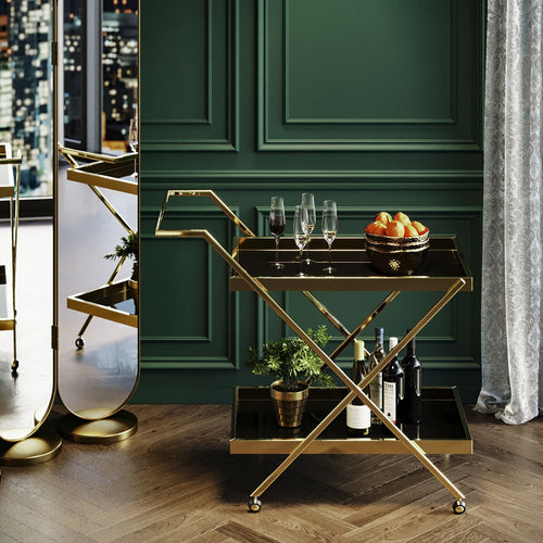 Kare Design Dienbladtafel Casino Gouden - vtwonen shop