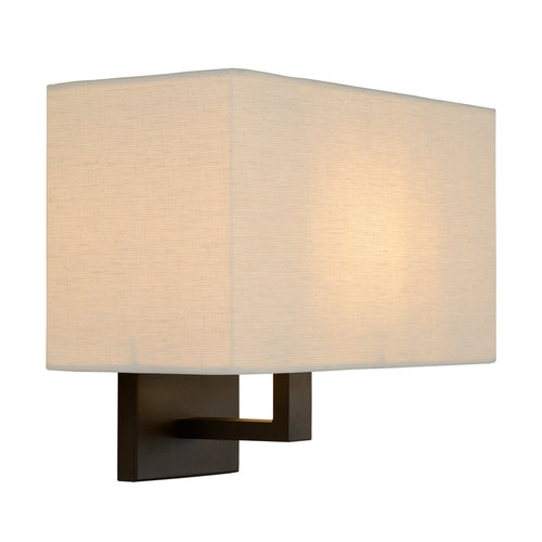 Atmooz wandlamp Bogota - wit - 29 x 17 x H 24 cm - E14