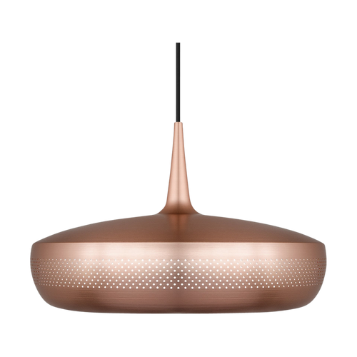 Umage Clava Dine hanglamp brushed copper - met koordset zwart - Ø 43 cm - vtwonen shop