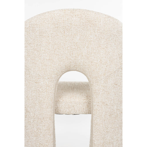 Zuiver Contour Eetkamerstoelen Armleuning Beige - Set van 2