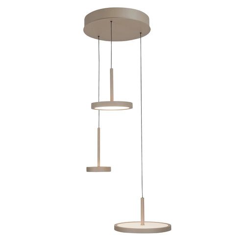 Highlight hanglamp Falcon - 3 lichts - 30  x  160   cm - beige