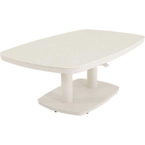 Lesli Living tuintafel Geneva - beige - 135x83cm
