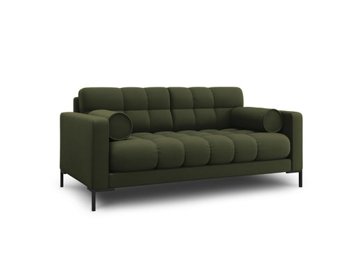 Cosmopolitan Design Bank Bali 2-zits, structurele stof, groente - 96x152x75cm