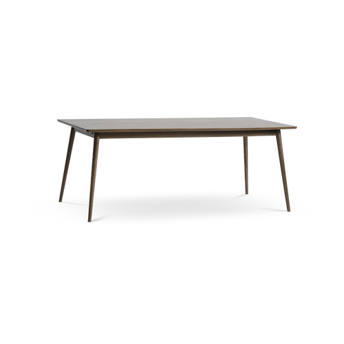 Olivine Boas verlengbare houten eettafel gerookt eiken - 190 x 90 cm - vtwonen shop