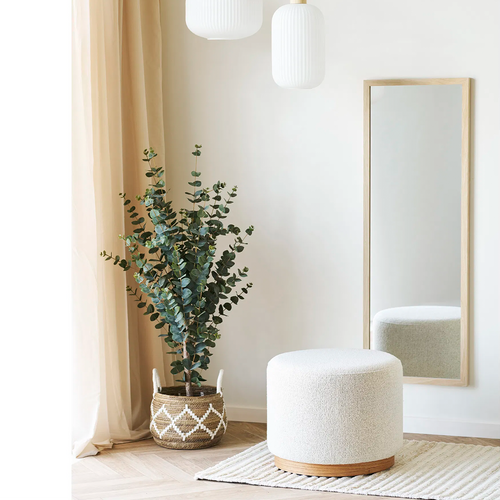 Artichok Dawn Ronde Poef Zand - Ø 50 x 41 cm - vtwonen shop