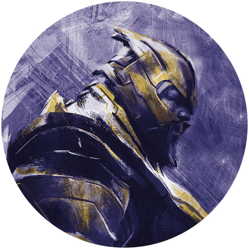Sanders & Sanders zelfklevende behangcirkel The Avengers Thanos paars - Ø 128 cm - 612049