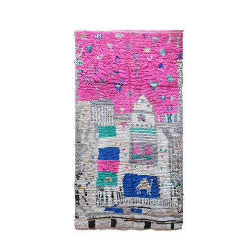 AFK Living vloerkleed Berber - handgemaakt - Wol - 164 x 306 cm - vtwonen shop