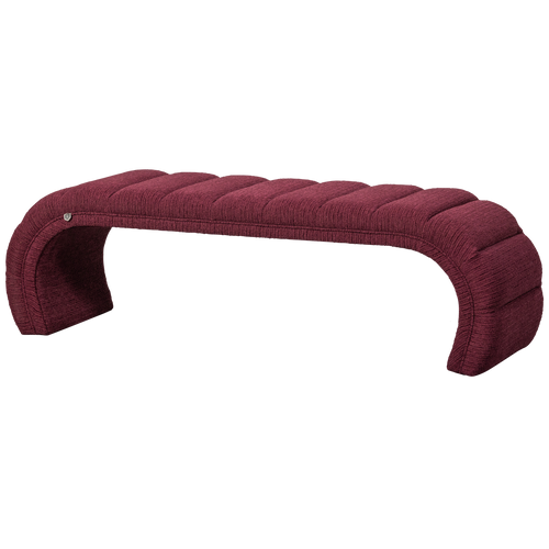 BePureHome bankje Traffic - Polyester - Burgundy - 47x160x47 - vtwonen shop