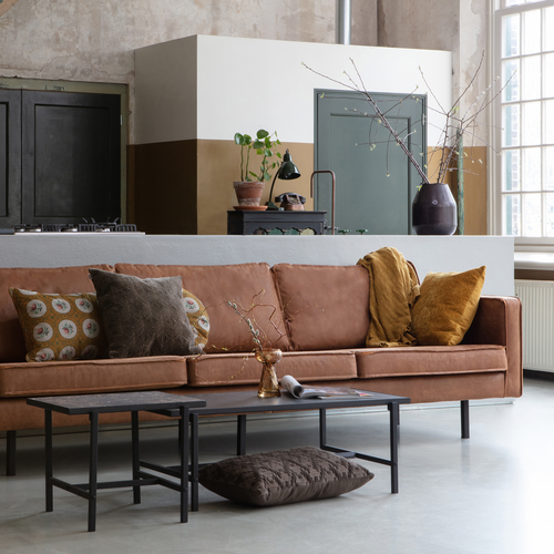 WOOOD bijzettafel Turn Around- Hout/Metaal - Zwart - 40x50x44 - vtwonen shop