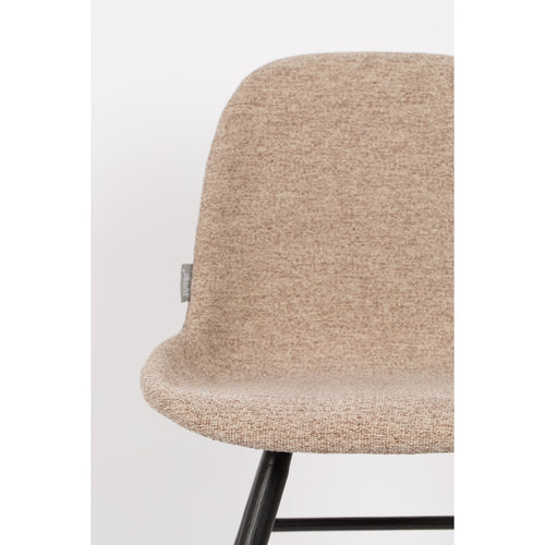 Zuiver Albert Kuip Soft Eetkamerstoelen Beige - Set van 2 - vtwonen shop