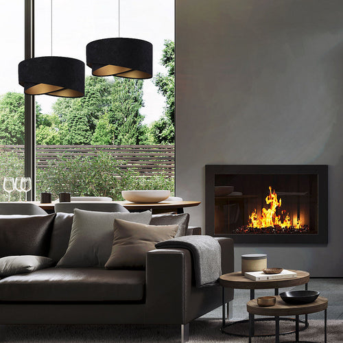 bpskoncept hanglamp Galaxy Elegant - zwart-goud - Ø50 cm