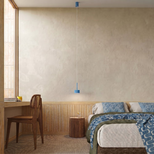 Sollux Lighting Hanglamp AURA 1 azuur Gx53 - 10x10x125cm