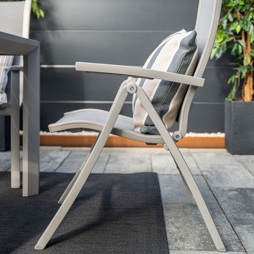 Garden Impressions Tuinset Hilly 5-delig taupe verstelbaar - Tulli tuintafel