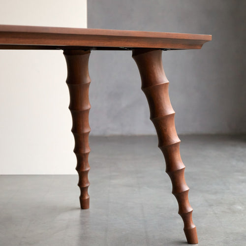 Tikamoon Anouk - Eettafel van massief mangohout voor 4/6 personen. - Bruin - vtwonen shop