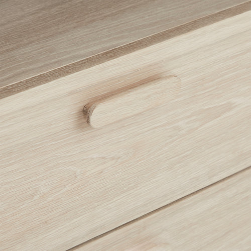Furnhouse stellingkast Porto - Witte olie - MDF, Eikenfineer - 40x60x187
