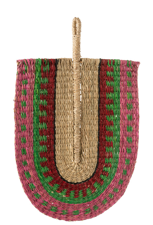 J-Line decoratie Waaier - zeegras - mix