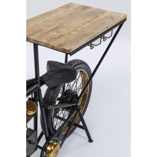 Kare Design Bartafel Motorbike Zwart