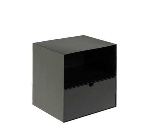 Rebellenclub Nachtkastje Bath - Zwart met zwarte lade - vtwonen shop