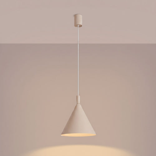Sollux Lighting Hanglamp NOX 25 beige - 24,5x24,5x140cm