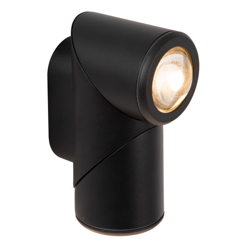 Lucide wandspot ERIN - Geïntegreerde LED - Zwart