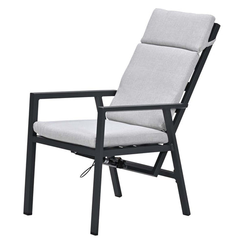 Garden Impressions Kasper tuinstoel verstelbaar - donker grijs