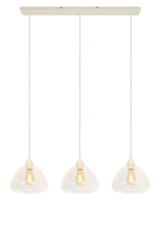 Light & Living hanglamp BISHO - wit - 94x26x19cm - vtwonen shop