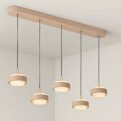 Freelight hanglamp Puleggia - 5 lichts - 120  x 150   cm - beige