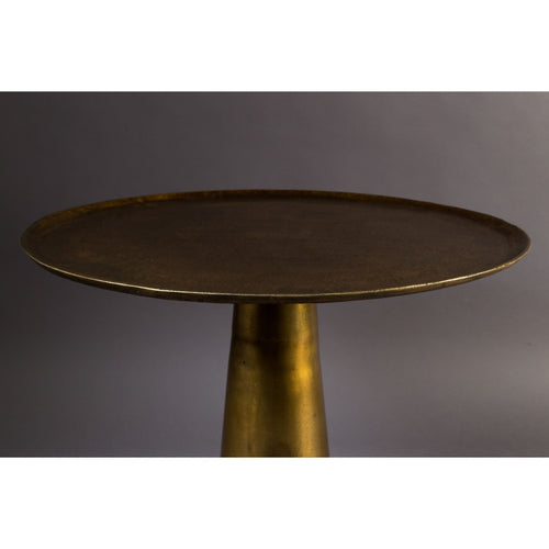 Dutchbone Brute Bijzettafel Rond 63 cm Goud - vtwonen shop