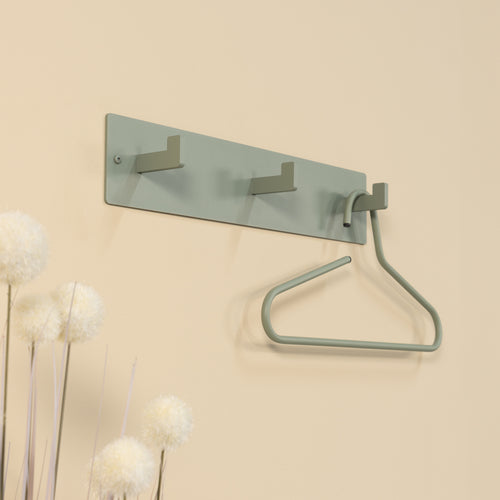 Spinder Design kapstok Leatherman 3 - Dusty Green - 3 haken - vtwonen shop