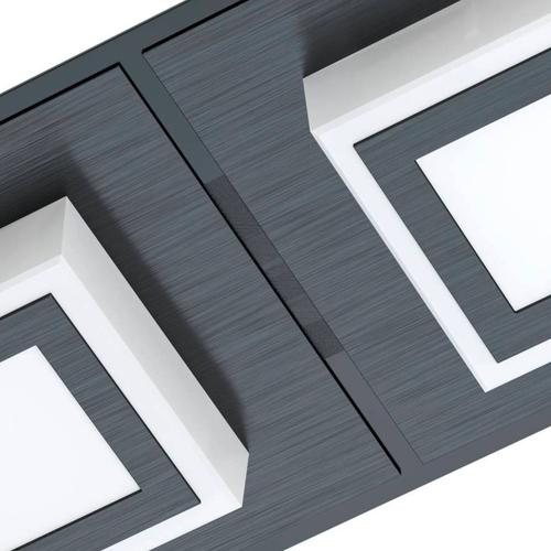 EGLO plafond en wandlamp Masiano 1 - led - 25 cm - zwart - vtwonen shop