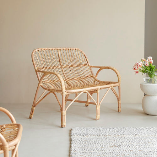 Tikamoon Ondine - Natuurlijke rotan bank - Naturel - vtwonen shop