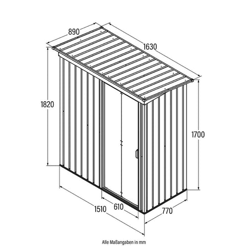Home Deluxe BOHIO XS gereedschapsschuur - vtwonen shop
