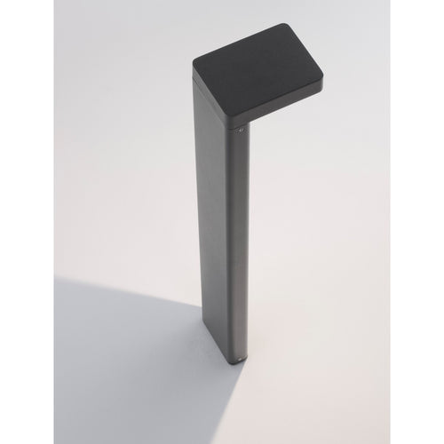 Merano Alberta Tuinpaal antraciet aluminium, helder glas LED 8W 560Lm 3000K IP65
