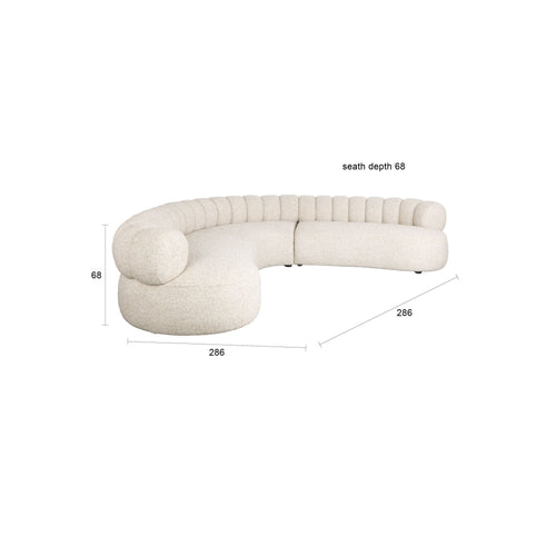 Dutchbone Elroy Eetkamerbank Hout 160 cm Bruin