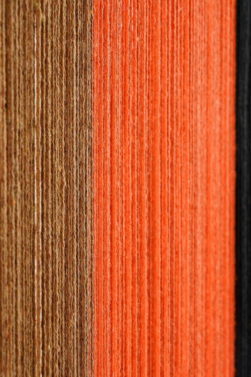 Mica Decorations Kuba Wanddecoratie - L50 x B3 x H70 cm - FSC 100% - Katoen - Oranje - vtwonen shop