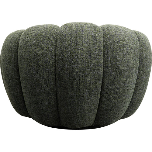 Kare Design Draaifauteuil Peppo Bloom Melange groen - vtwonen shop