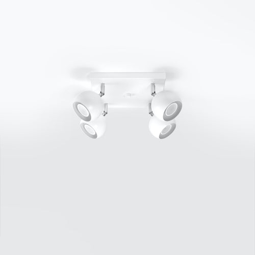 Sollux Lighting Plafondlamp OCULARE 4 wit - 25x25x16cm