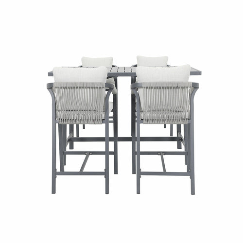 Garden Impressions bar tuinset Tarera donker grijs 5-delig - vtwonen shop