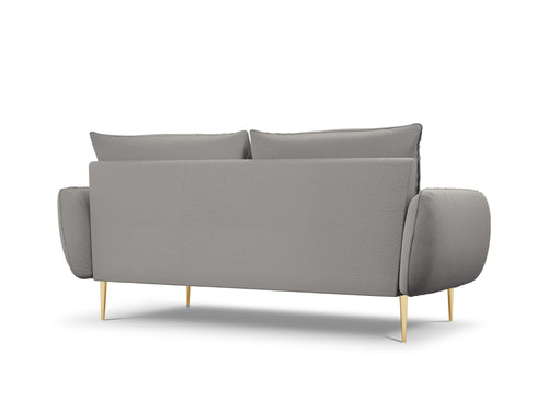 Cosmopolitan Design Bank Vienna 3-zits, boucle, grijs - 92x200x95cm