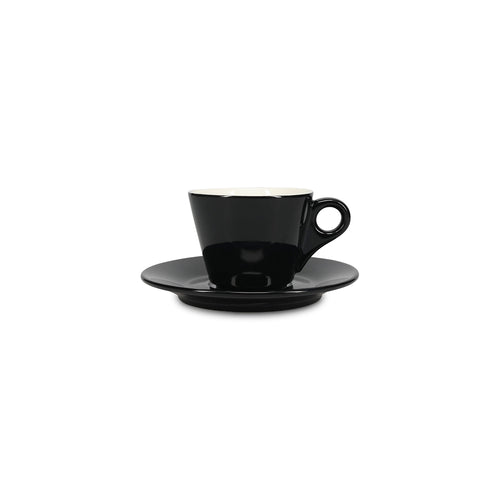 Bonbistro - Kop 20,5cl zwart Barista - Set van 6