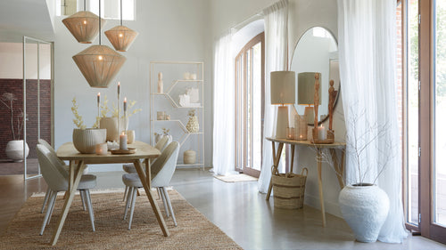 Light & Living eettafel QUENZA - 220x100x76cm - bruin